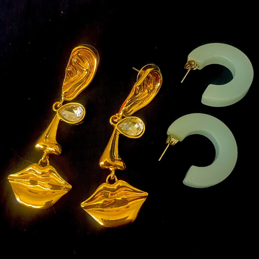Lot of statement earrings